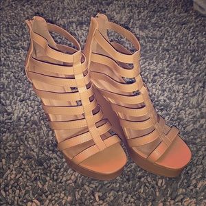 Tan Wedges